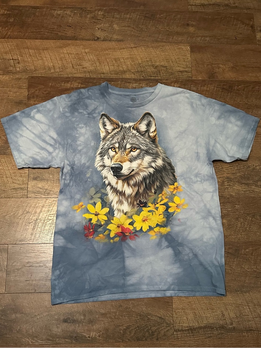 The Mountain Wolf Wildflowers Tie Dye Graphic T-Shirt